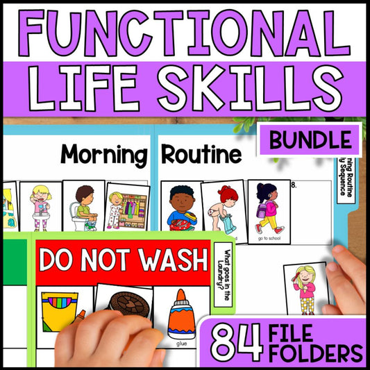 Functional Daily Living Life Skills Bundle Special Education
