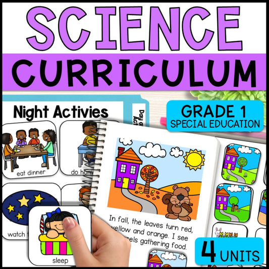 Grade 1 Adapted Science Units Bundle - Special Education