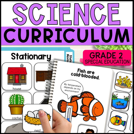 Grade 2 Adapted Science Bundle for Special Education