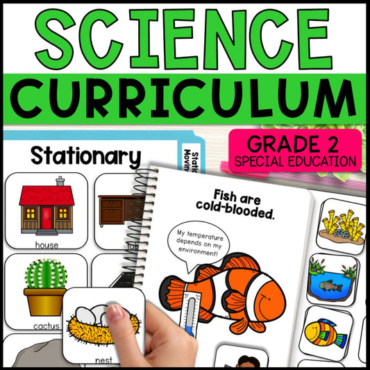 Grade 2 Adapted Science Bundle for Special Education