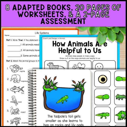 Growth and Changes in Animals Grade 2 Adapted Science Units