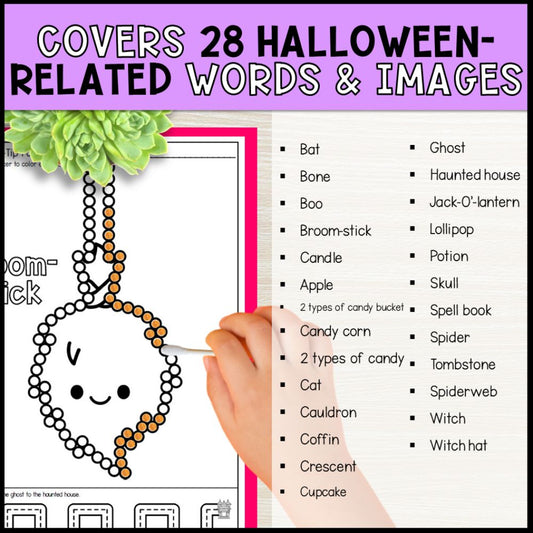 Halloween Centers Bundle - Fine Motor Activities & Worksheets