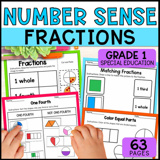 Introduction to Fractions & Basic Fractions - Special Education