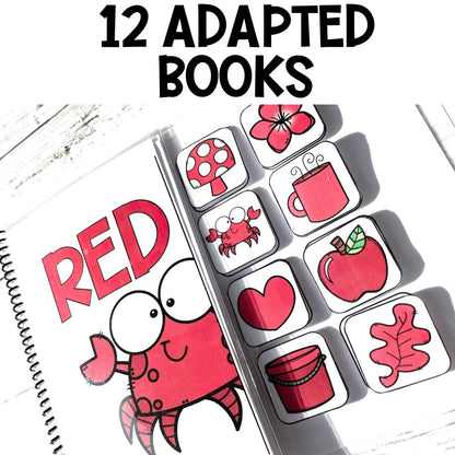 learning color activities bundle 12 adapted books