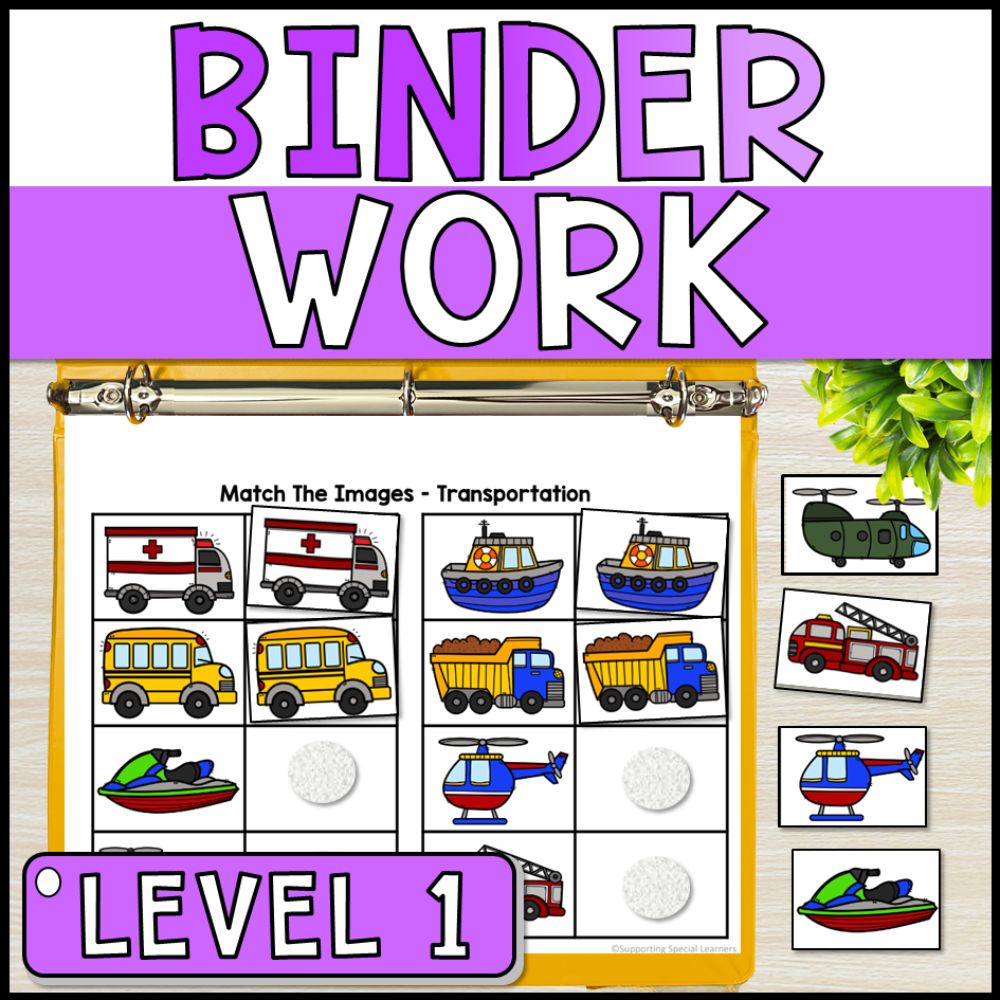 level 1 morning work binder cover