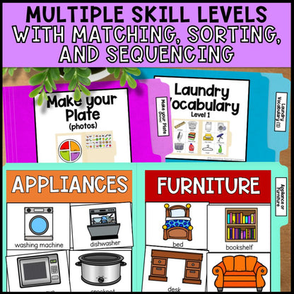 Level 2 Functional Daily Living Skills & Vocabulary Special Education
