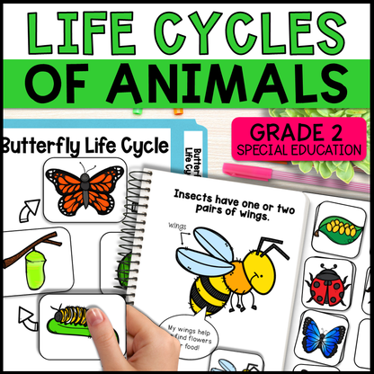 Life Cycles of Animals Grade 2 Adapted Science Units