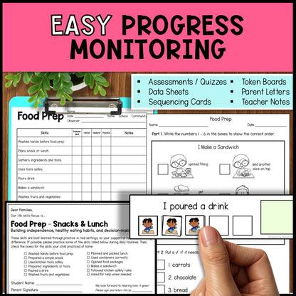 Life Skills Nutrition and Mealtime Skills - Food Prep