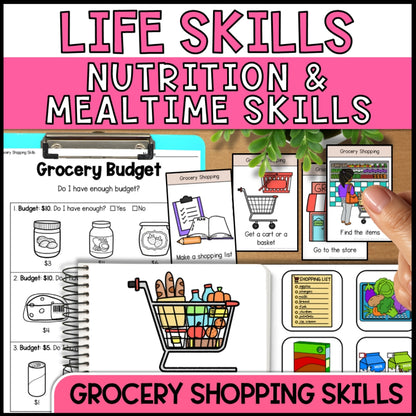 Life Skills Nutrition and Mealtime Skills - Grocery Shopping