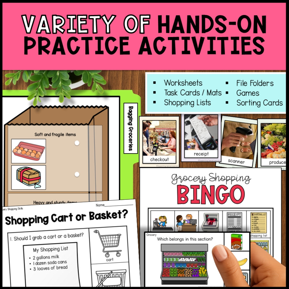 Life Skills Nutrition and Mealtime Skills - Grocery Shopping