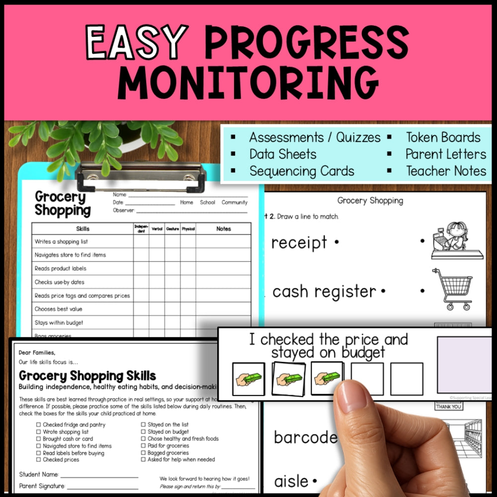 Life Skills Nutrition and Mealtime Skills - Grocery Shopping