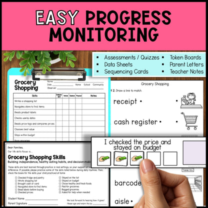 Life Skills Nutrition and Mealtime Skills - Grocery Shopping