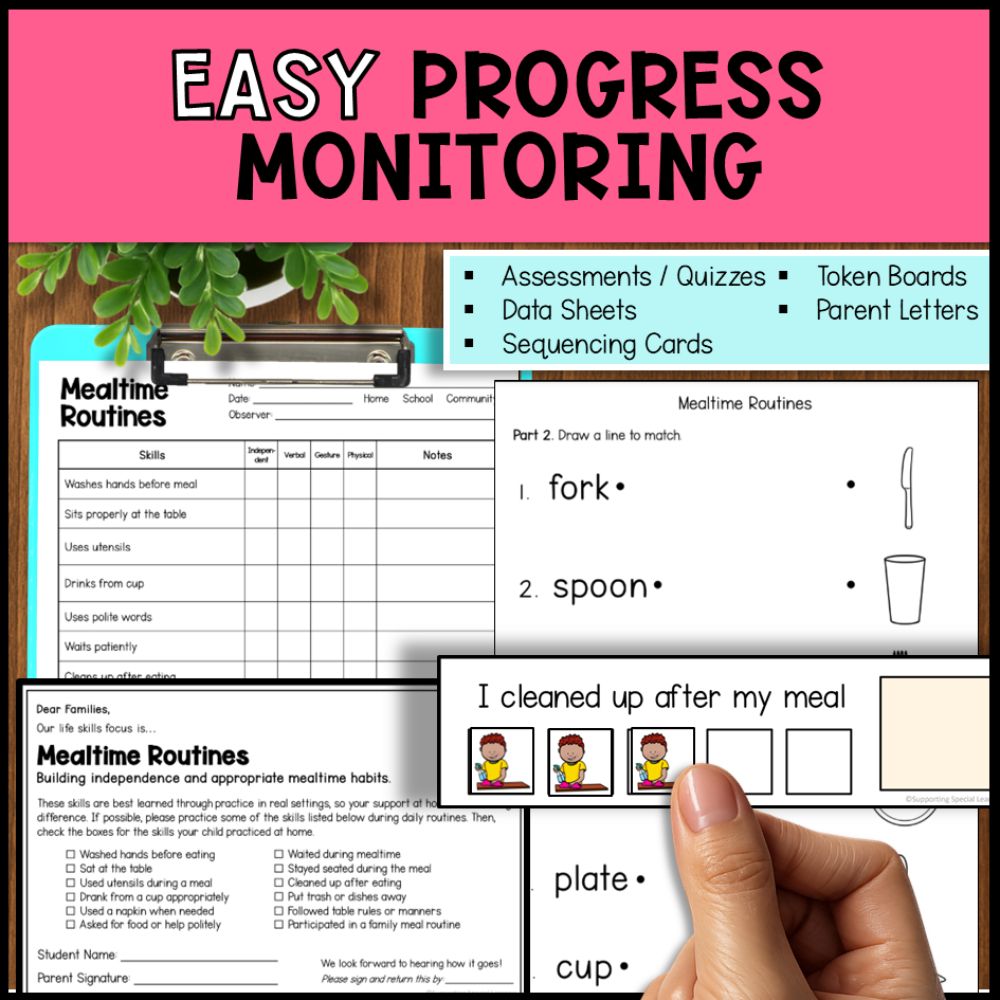 Life Skills Nutrition and Mealtime Skills - Mealtime Routines