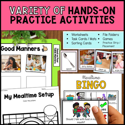 Life Skills Nutrition and Mealtime Skills - Mealtime Routines