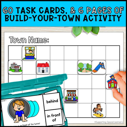 Location & Movement Positional Words - Prepositions, Books, Games & Centers