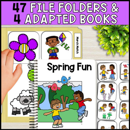 march basic concepts worksheets ela and math practice file folders and adapted books