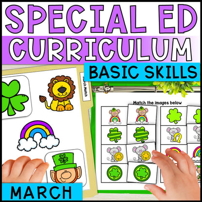 March Basic Concepts Worksheets: ELA and Math Practice