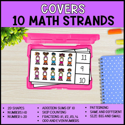 Math Task Boxes - Math Centers and Independent Work Stations