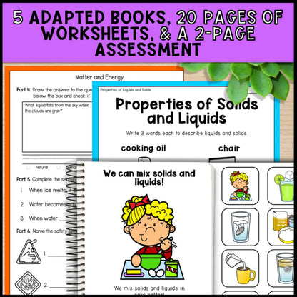 Matter and Energy Grade 2 Adapted Science Special Education