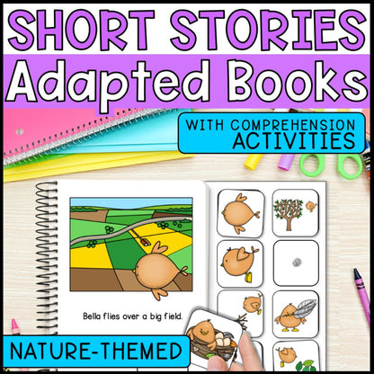 Nature Themed Short Stories Adapted Books - Special Education