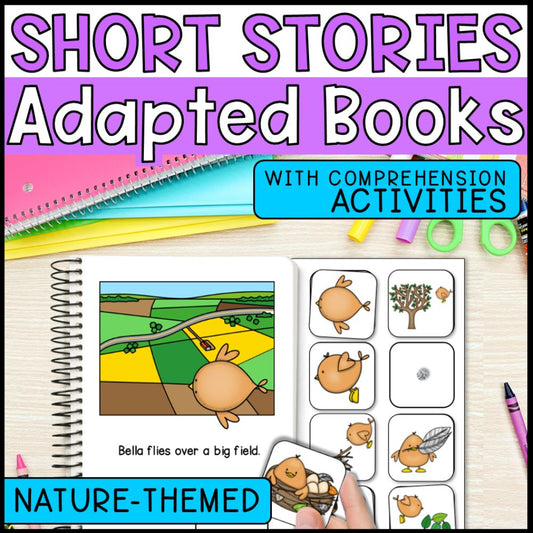 Nature Themed Short Stories Adapted Books - Special Education