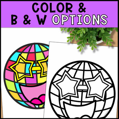 New Years Resolution Worksheets and Craft Writing Activities - Special Education