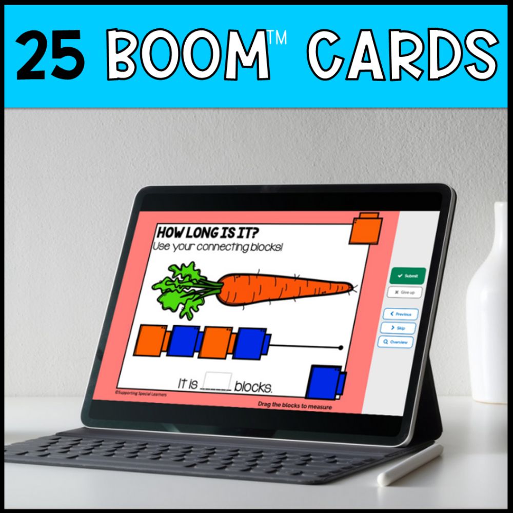Non-Standard Measurement Activities: 25 Boom Cards