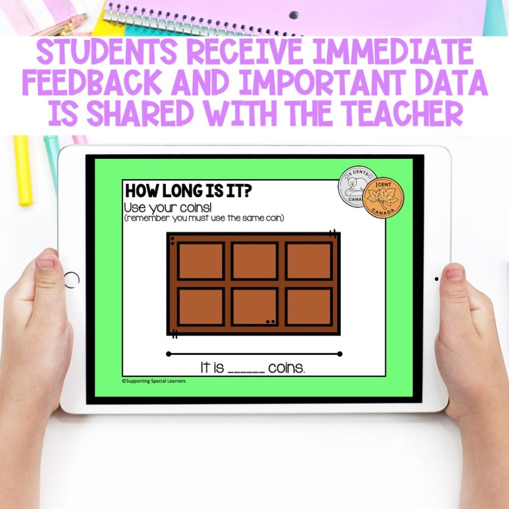 nonstandard measurement drag drop and measure instant feedback