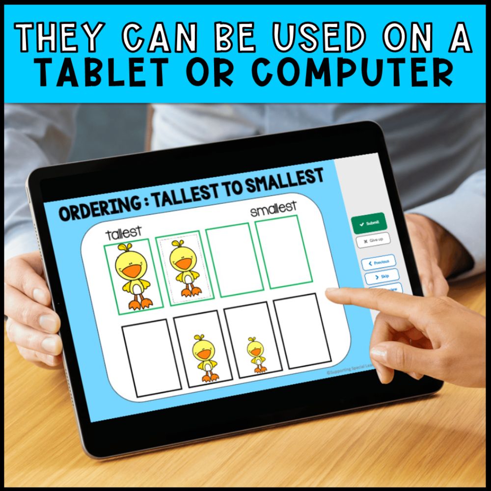 Nonstandard Measurement Ordering Images: 16 Boom Cards