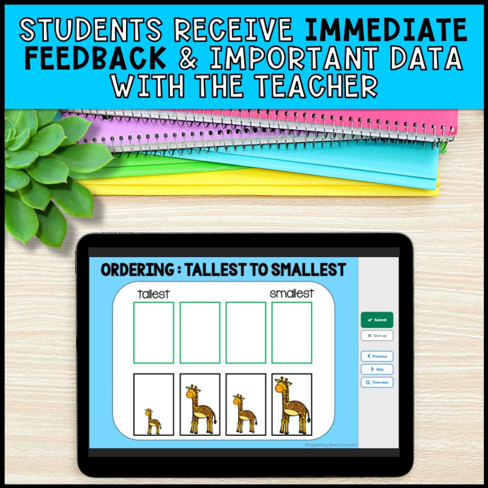 Nonstandard Measurement Ordering Images: 16 Boom Cards