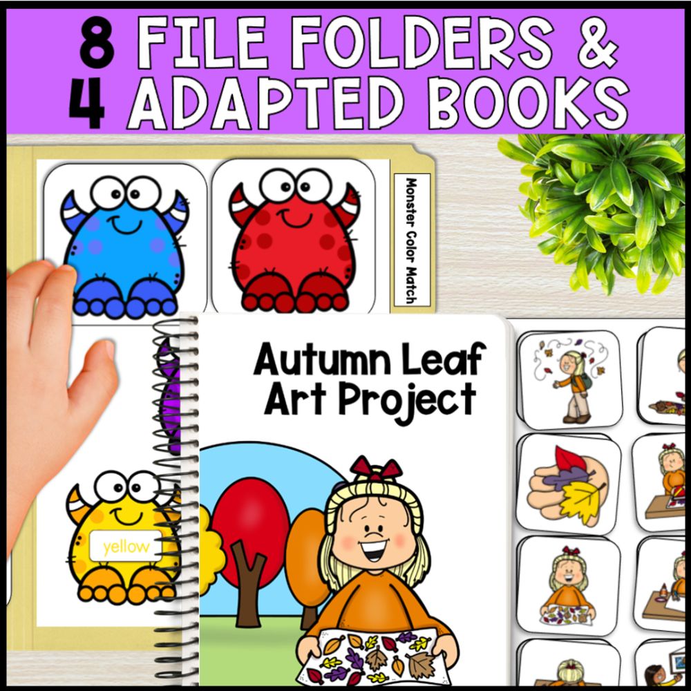 October Special Education Basic Concepts: ELA & Math Worksheets