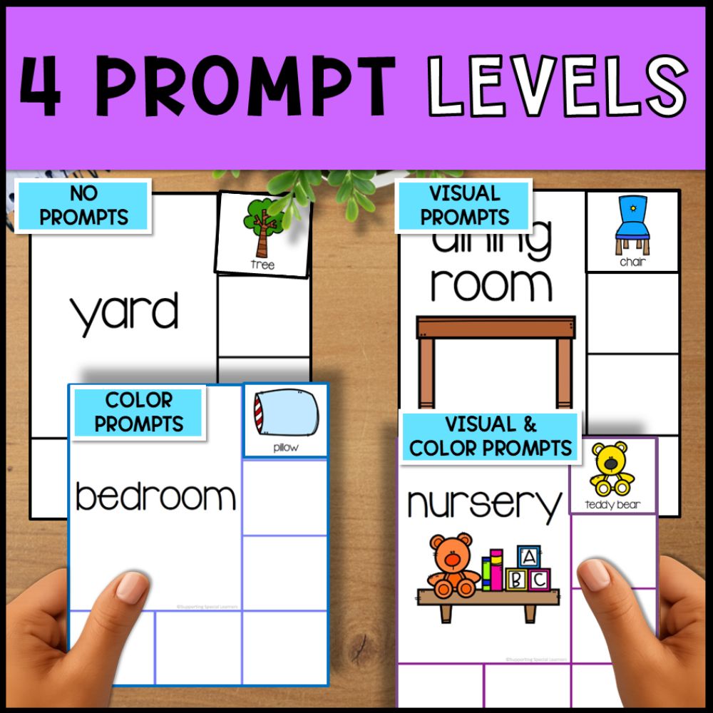 Parts of a House Sorting Activities - Sorting Mats