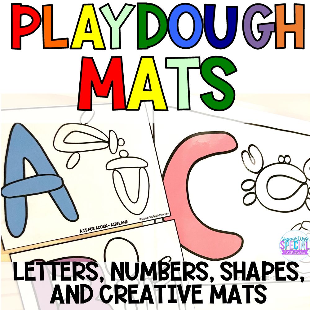 playdough mats cover