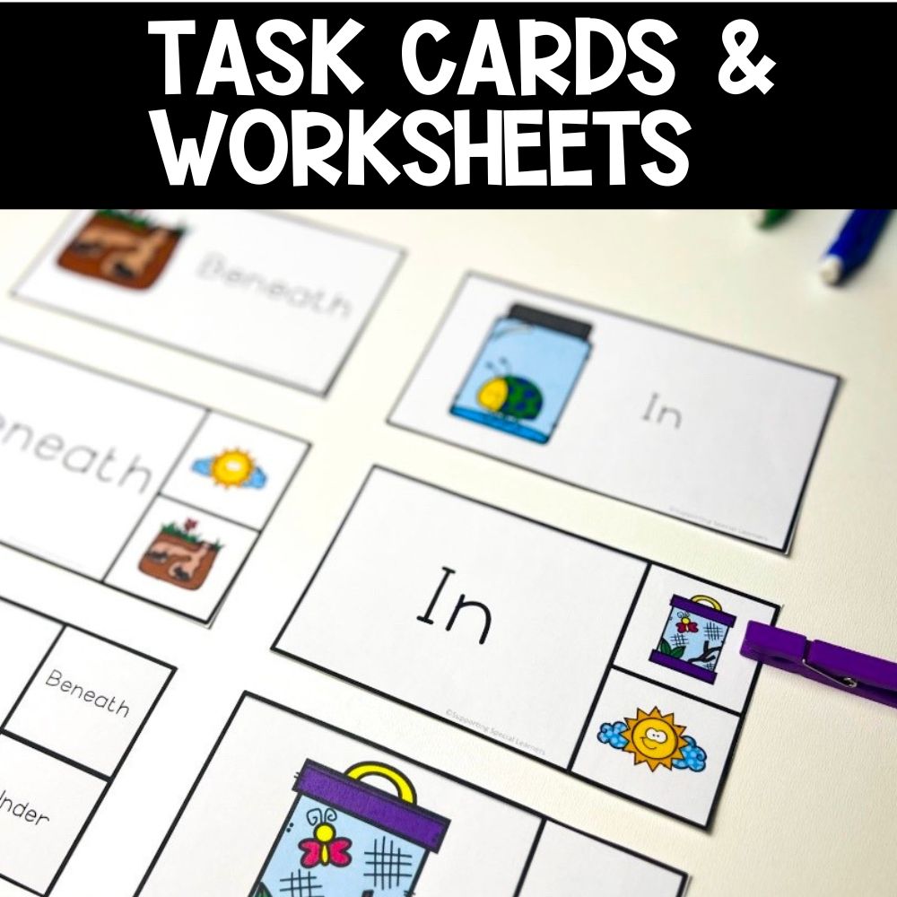 Spatial Concepts Worksheets Spatial Concepts Free Games | Activities