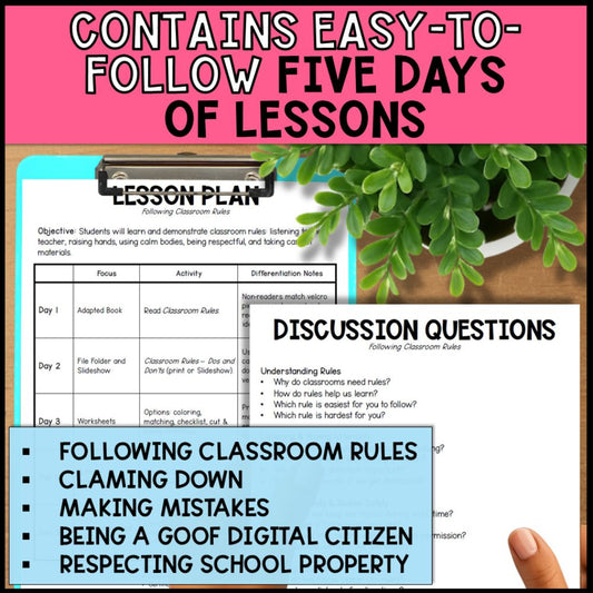 Social Skills Curriculum - School & Behavior Expectations