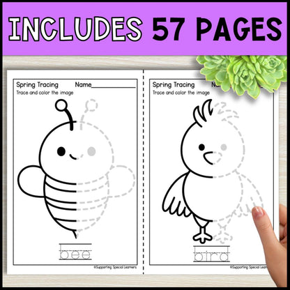 seasonal tracing worksheets and fine motor activities bundle includes 57 pages