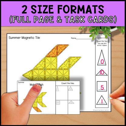 Seasonal Magnetic Tiles Bundle - Special Education