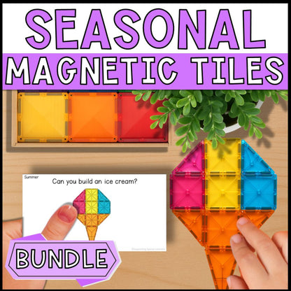 Seasonal Magnetic Tiles Bundle - Special Education