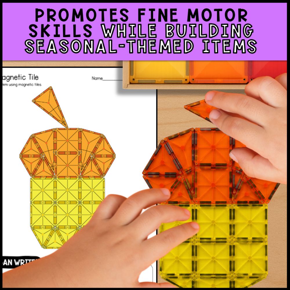 Seasonal Magnetic Tiles Bundle - Special Education