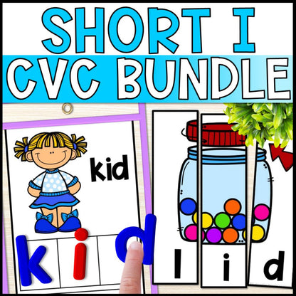 short i cvc words bundle cover