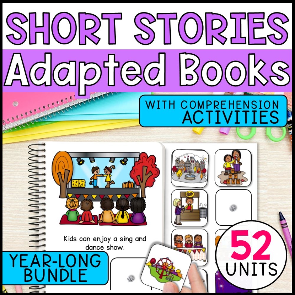 Short Stories Adapted Books for Special Education