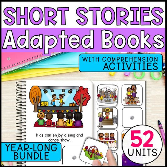 Short Stories Adapted Books for Special Education