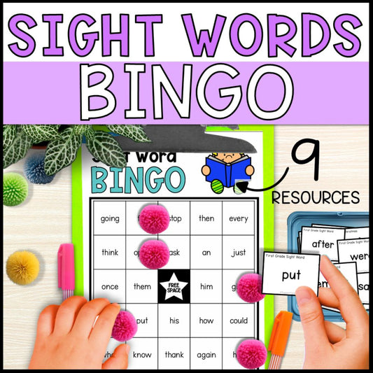 Sight Words Bingo Bundle No Prep - Literacy Games for Early Readers