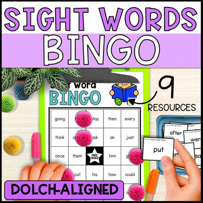 Sight Words Bingo Bundle No Prep - Literacy Games for Early Readers