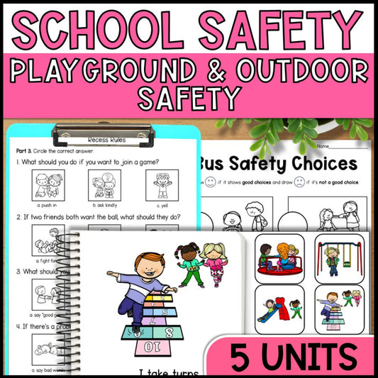 Social Skills Curriculum - Playground & Outdoor Safety Bundle