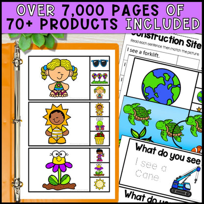 special education classroom essentials mega bundle over 7000 pages of 82 product included