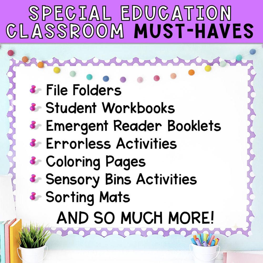 Special Education Classroom Essentials Mega Bundle