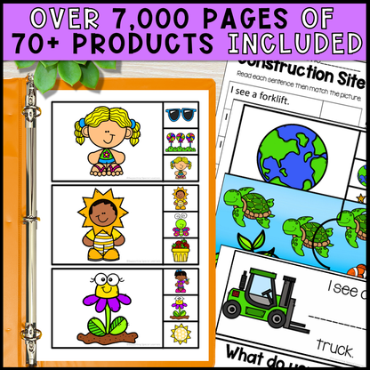 Special Education Classroom Essentials Mega Bundle