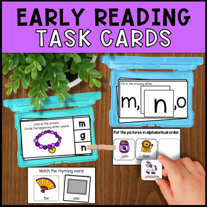 Special Education Task Boxes - Early Reading, Writing and Task Cards
