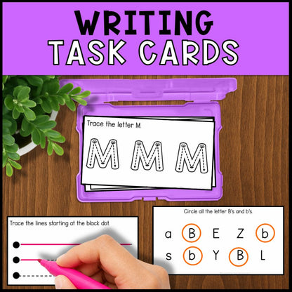 Special Education Task Boxes - Early Reading, Writing and Task Cards